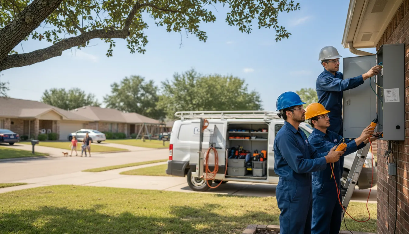 Certified electrician providing emergency electrical services in Paden, OK